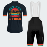 Men’s Personalized Retired & 3 Tired Recumbent Cycling Jersey & Kit