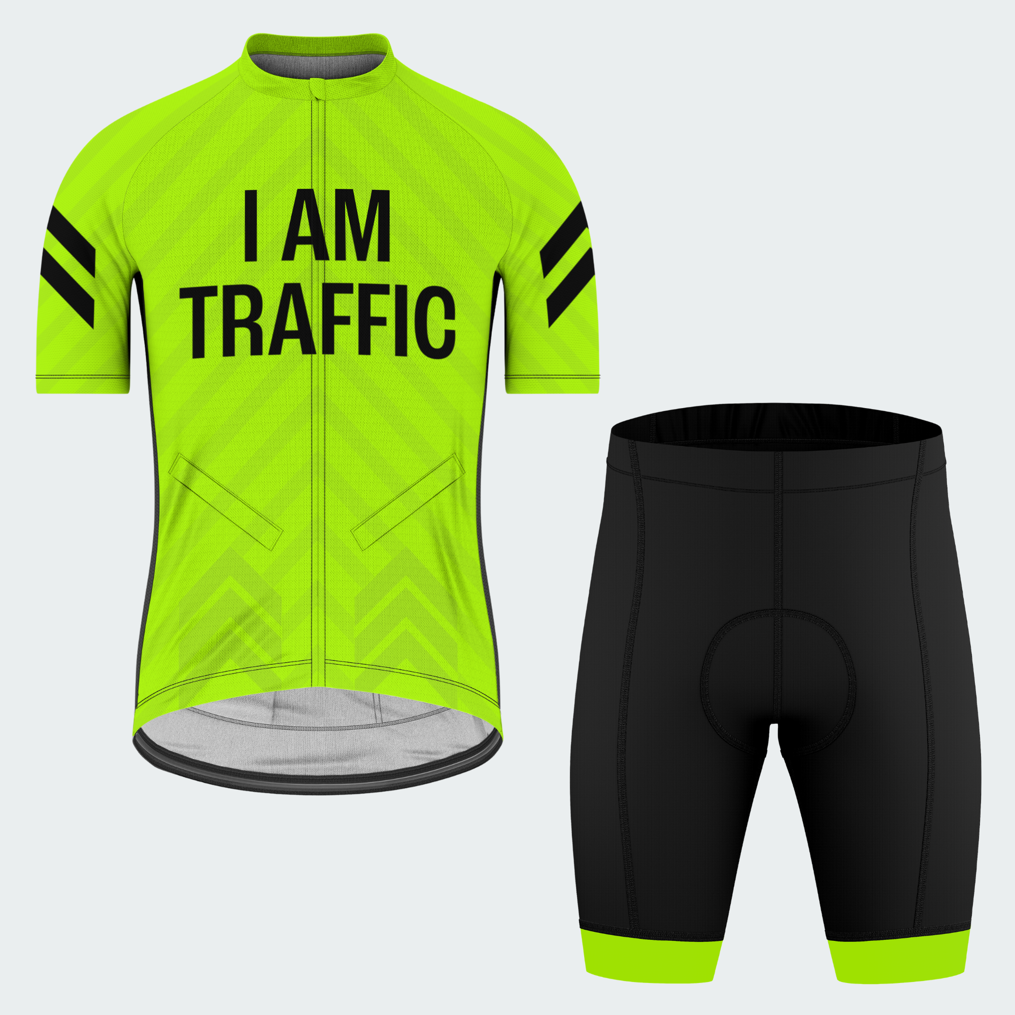 Men's Personalized I Am Traffic Recumbent Cycling Jersey & Kit