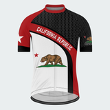 Men’s Personalized California Republic State Cycling Jersey & Kit