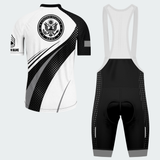 Men’s Personalized U.S. Army Veteran Pride Recumbent Trike Cycling Jersey & Kit