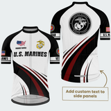 Men’s Personalized U.S. Marines Proudly Served Cycling Jersey & Kit
