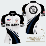 Women’s Personalized U.S. Navy Proudly Served Cycling Jersey & Kit