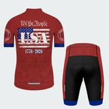 Men’s 1776–2026 We The People of The United States Cycling Jersey & Kit