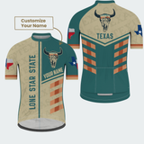 Men’s Personalized Lone Star State Regular Fit Cycling Jersey & Kit