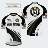 Men’s Personalized U.S. Army Retired 101st Airborne Veteran Cycling Jersey