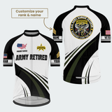 Men’s Personalized U.S. Army Retired Ranger Veteran Cycling Jersey