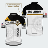 Men’s Personalized U.S. Army Hooah Proudly Served Cycling Jersey & Kit
