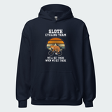 Men's Sloth Cycling Team Funny Tops