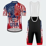 Men’s USA Bike Skull Identity Regular Fit Cycling Kit