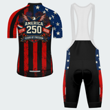 Men’s USA 250 Freedom Eagle Fireworks Regular Fit Cycling Kit