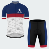 Men’s Texas Barbed Flag Regular Fit Cycling Kit