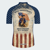 Men’s Descendant of a Patriot Heritage Regular Fit Cycling Jersey & Kit