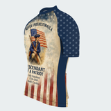 Men’s Descendant of a Patriot Heritage Regular Fit Cycling Jersey & Kit