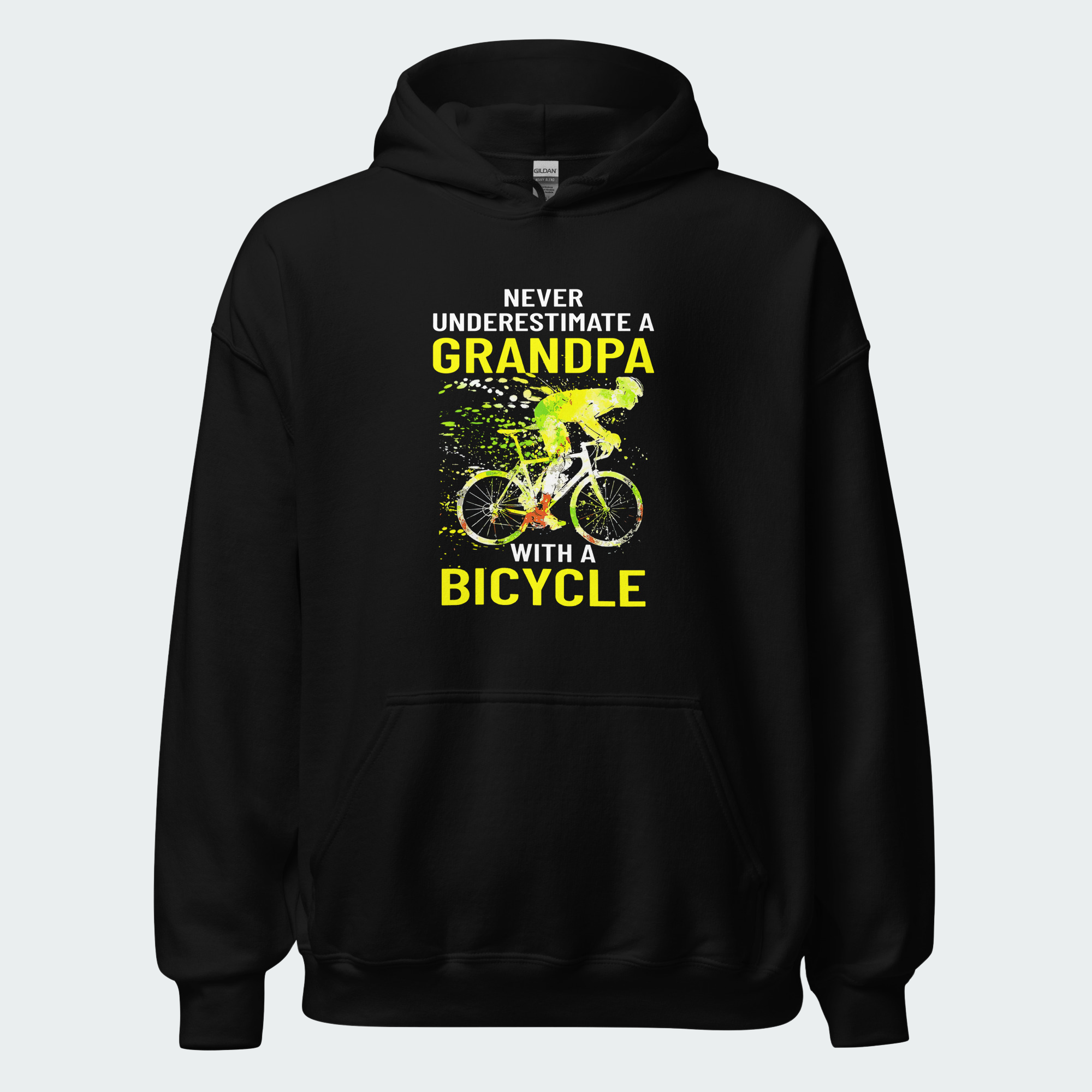 Men's Never Underestimate A Grandpa With A Bicycle Tops
