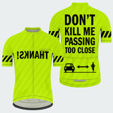 Men's Don't Kill Me Passing Too Close Regular Fit Cycling Kit