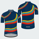 Men's Groovy Psychedelic Regular Fit Cycling Kit