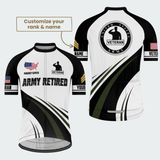 Men’s Personalized U.S. Army Retired Veteran Cycling Jersey & Kit