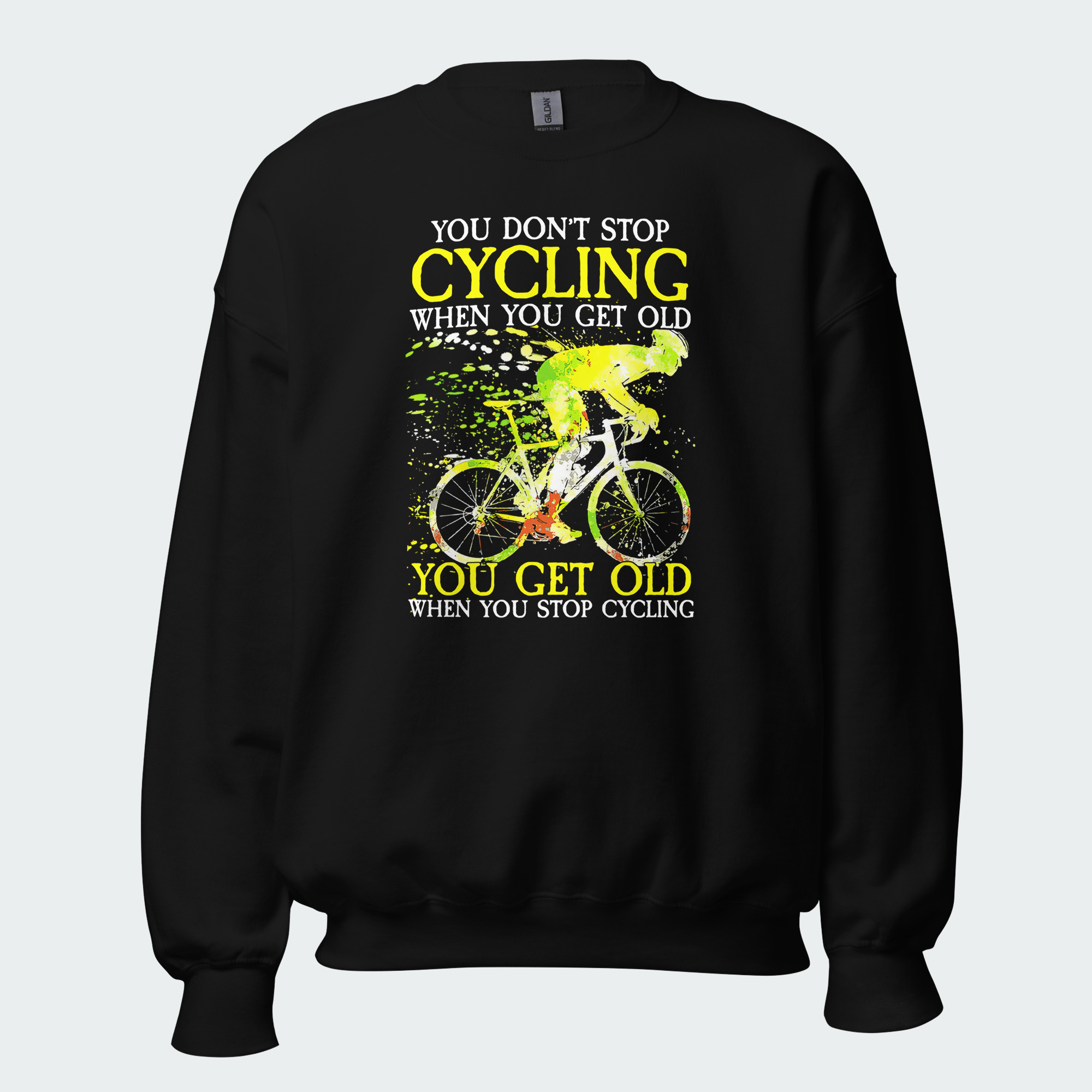 Men's You Get Old When You Stop Cycling Tops