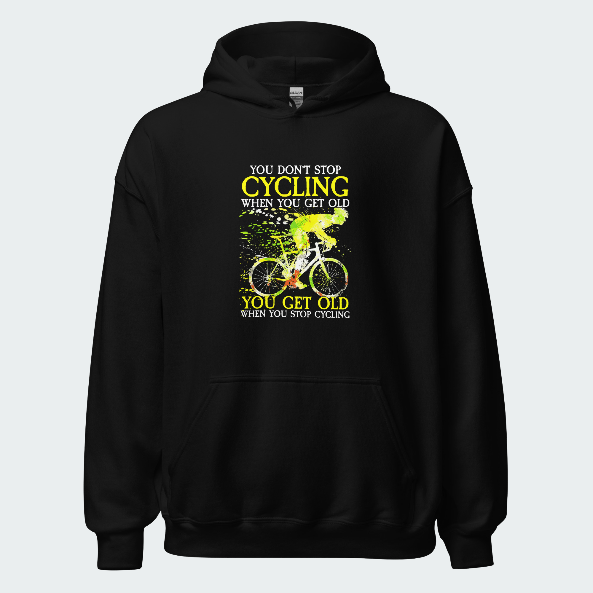 Men's You Get Old When You Stop Cycling Tops
