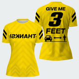 Women's Give Me 3 Feet Yellow TeeCra