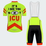 Men's I See You Reflective Iris Regular Fit Cycling Kit