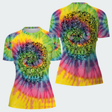 Women's Tie Dye Skull TeeCra