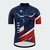 Men’s Texas Longhorn Bold Graphic Regular Fit Cycling Jersey