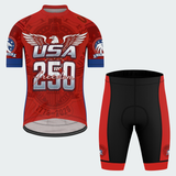 Men’s USA Freedom Patriotic Eagle 250 Regular Fit Cycling Kit