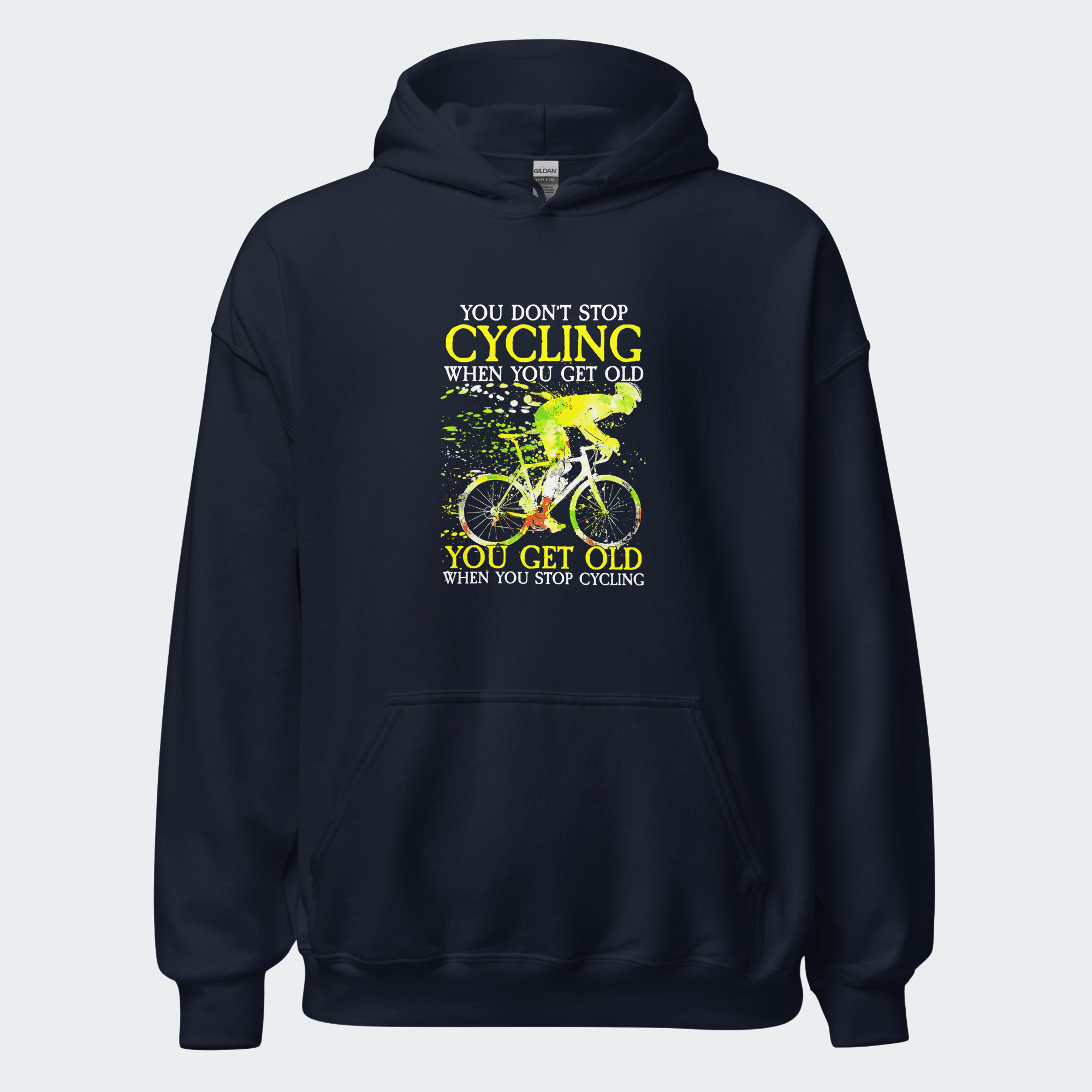 Men's You Get Old When You Stop Cycling Tops
