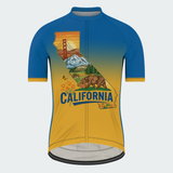 Men's California State Outline Regular Fit Cycling Kit