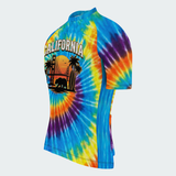 Men's Tie Dye California State Regular Fit Cycling Kit