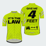 Men's Give Me 4 Feet Reflective Sharrows Regular Fit Cycling Kit