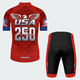Men’s USA Freedom Patriotic Eagle 250 Regular Fit Cycling Kit