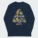 Men's Christmas Bicycle Tree Cycling Tops