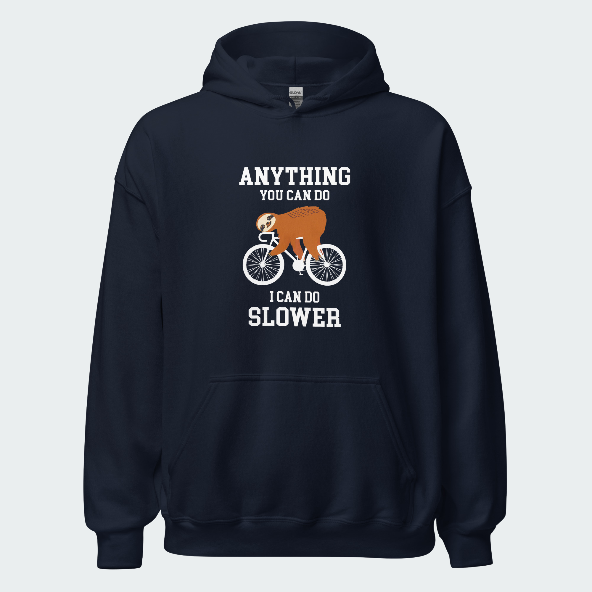 Men's Anything You Can Do I Can Do Slower Funny Cycling Tops