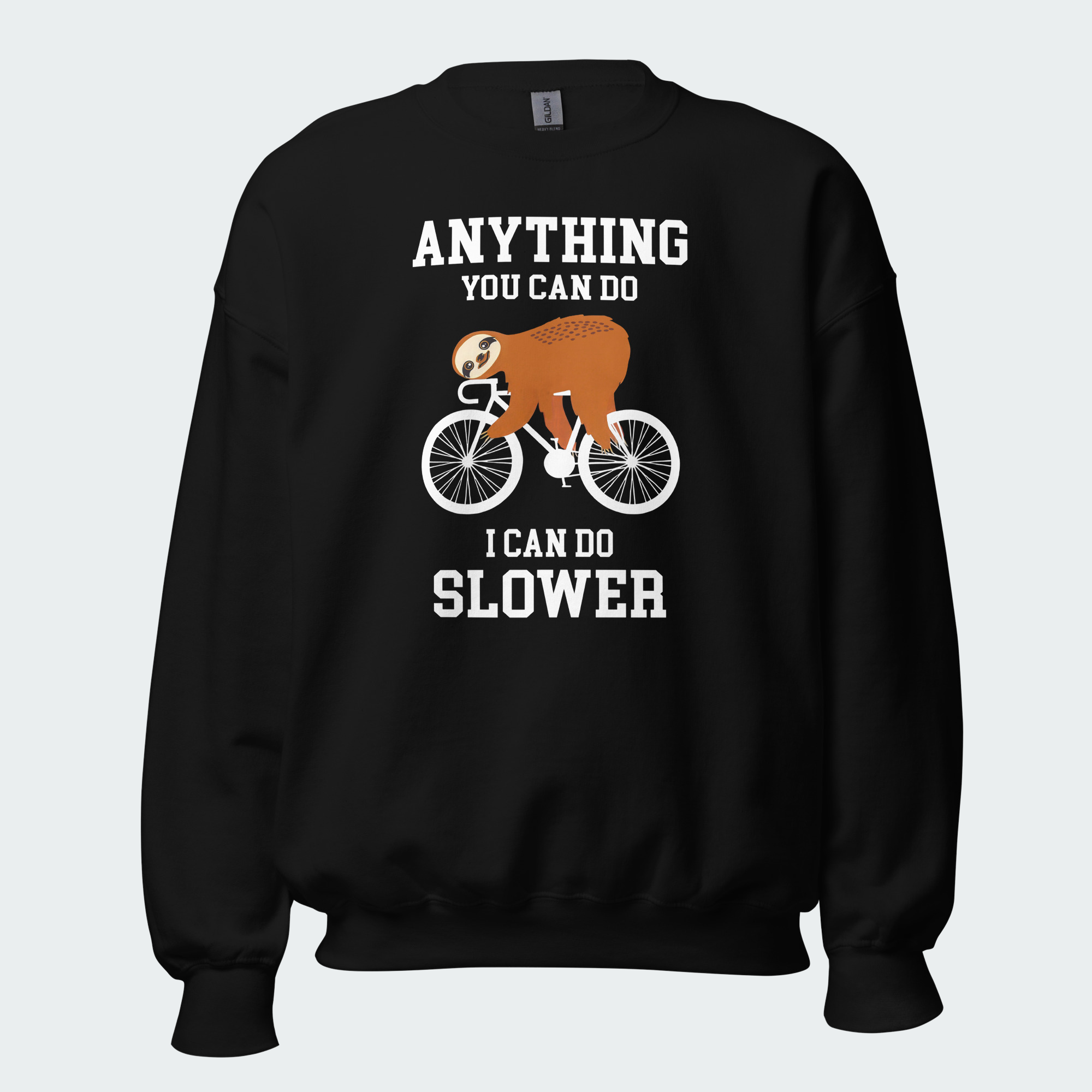 Men's Anything You Can Do I Can Do Slower Funny Cycling Tops