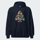 Men's Christmas Bicycle Tree Cycling Tops