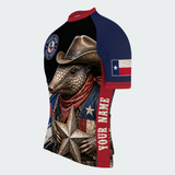 Men’s Personalized Texas Cowboy Armadillo Regular Fit Cycling Jersey & Kit