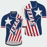 Men’s Texas Freedom Stripes Regular Fit Cycling Kit