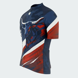 Men’s Texas Longhorn Bold Graphic Regular Fit Cycling Jersey