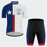 Men’s Texas Longhorn Stars Regular Fit Cycling Kit