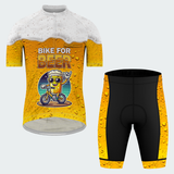 Men's Cartoon Bike For Beer Regular Fit Cycling kit