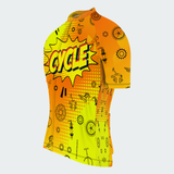 Men's Pop Art Cycle Regular Fit Cycling Kit