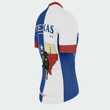 Men’s Texas Flag Longhorn Classic Regular Fit Cycling Jersey