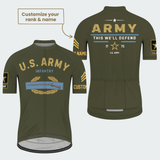 Men’s U.S. Army Infantry Regular Fit Cycling Jersey
