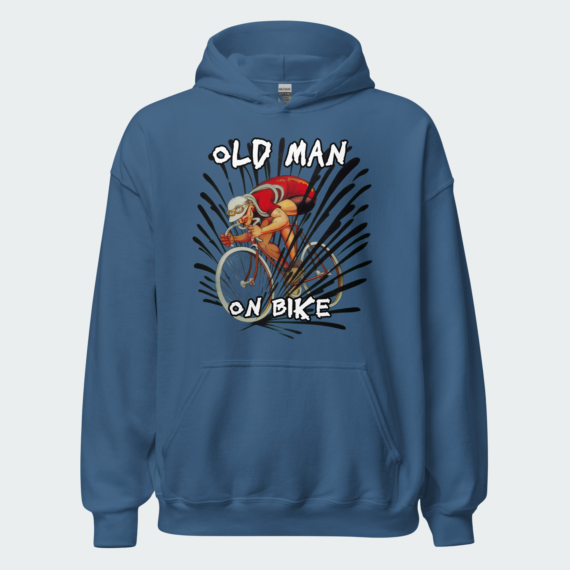 Men's Old Man On Bike Cycling Tops