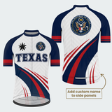 Men’s Personalized Republic of Texas Seal Cycling Jersey & Kit