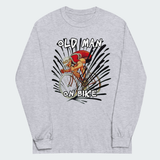 Men's Old Man On Bike Cycling Tops