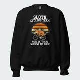 Men's Sloth Cycling Team Funny Tops