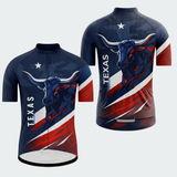 Men’s Texas Longhorn Bold Graphic Regular Fit Cycling Jersey